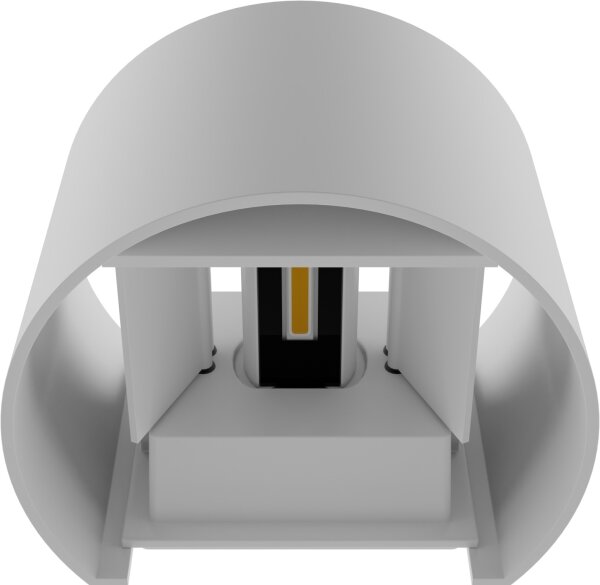 APLED - LED Vonkajšie nástenné svietidlo OVAL 2xLED/3W/230V IP65