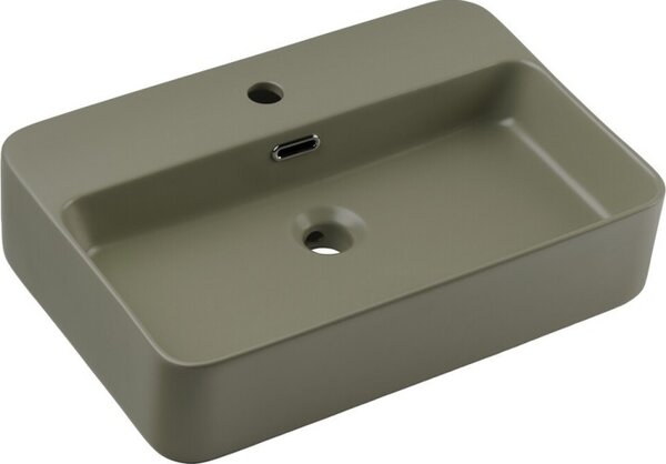 Comad Závesná skrinka Nordic Trust s doskou a umývadlom 80 cm dub cremona