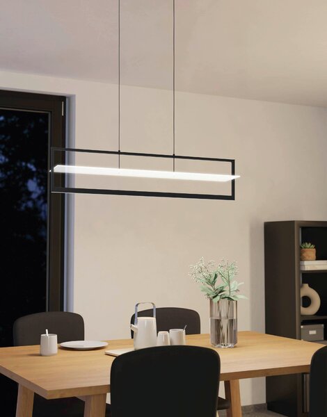 ZÁVESNÉ LED SVIETIDLO, 98/18/150 cm Eglo - Online Only bytové doplnky, Online Only