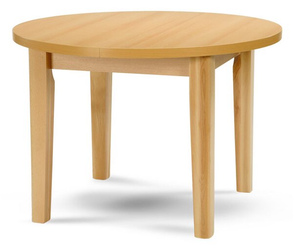 Stima okrúhly drevený jedálenský stôl FIT 95 Rozklad: + 35 cm rozklad, Vyberte variant ->: Buk