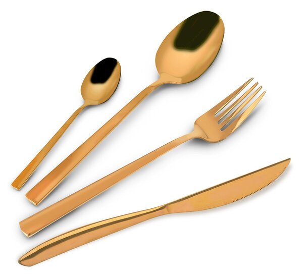 Jedálenské príbory Gold 24 dielov