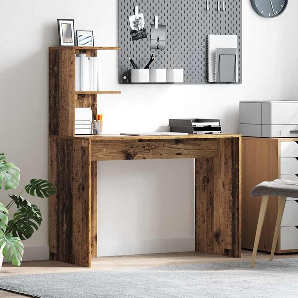 Maison Exclusive – Písací stôl z recyklovaného dreva a drevených kompozitných materiálov, rozmer 102 x 50 x 124 cm