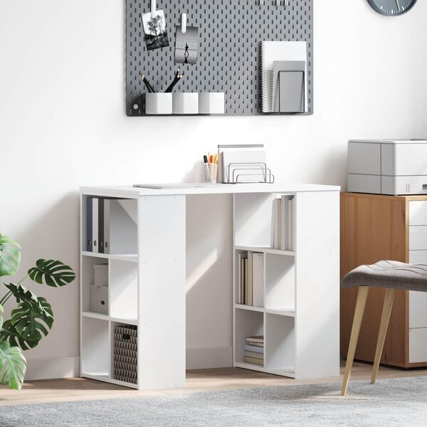 Maison Exclusive – písací stôl, biela drevovláknitá doska, 90 x 50 x 75 cm