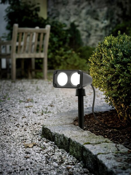 VONKAJŠIA STOJACIA LAMPA, 11,5/11,5/18 cm Eglo - Online Only bytové doplnky, Online Only
