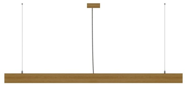 APLED - LED Luster na lanku LOOK LED/48W/230V 4000K 150 cm dub