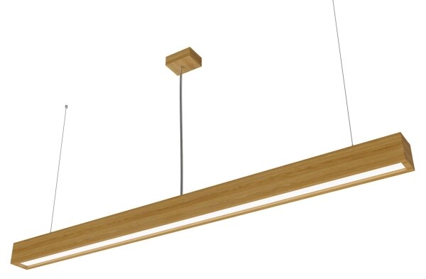 APLED - LED Luster na lanku LOOK LED/48W/230V 4000K 150 cm dub