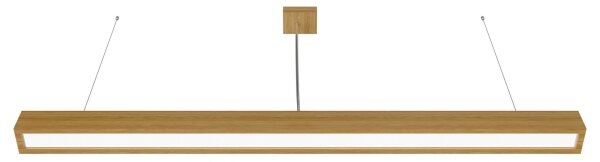 APLED - LED Luster na lanku LOOK LED/48W/230V 4000K 150 cm dub