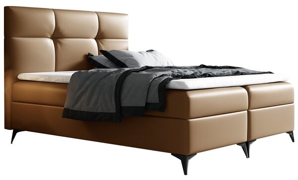 Mirjan24 Kontinentálna posteľ Durian, Rozmer postele: 120x200, Dostupné poťahy: ekokoža Soft 017 (biela) 5902928343908