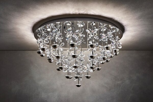 STROPNÉ LED SVIETIDLO, 78/52,5 cm Eglo - Online Only bytové doplnky, Online Only