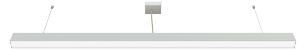 APLED - LED Luster na lanku LOOK LED/58W/230V 4000K 150 cm strieborná