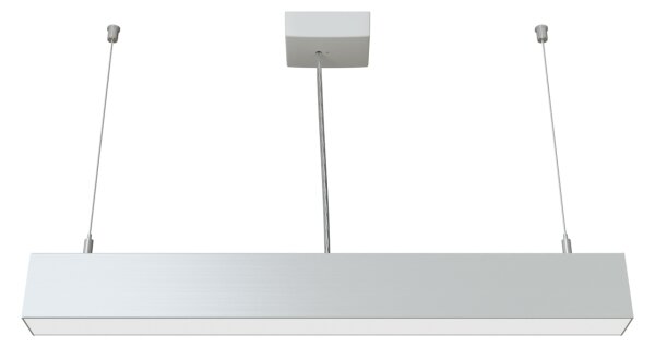 APLED - LED Luster na lanku LOOK LED/23W/230V 4000K 60 cm strieborná