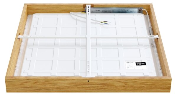 APLED - LED Prisadený panel QUADRA LED/40W/230V dub