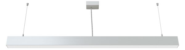 APLED - LED Luster na lanku LOOK LED/46W/230V 4000K 120 cm strieborná