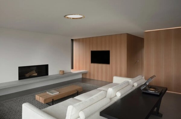 APLED - LED Podhľadové RONDO WOODLINE LED/18W/230V 3000K pr. 26 cm jaseň masív