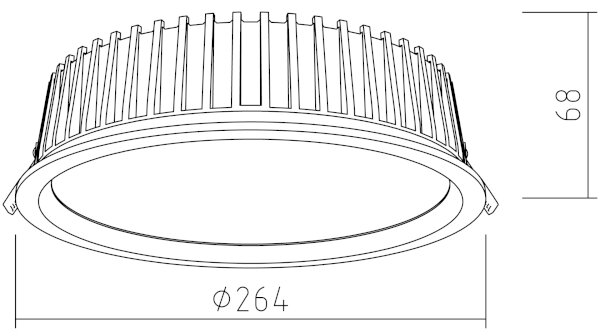 APLED - LED Podhľadové RONDO WOODLINE LED/18W/230V 4000K pr. 26 cm jaseň masív