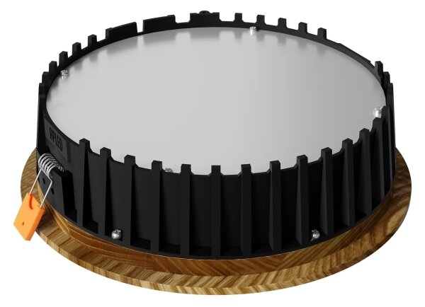 APLED - LED Podhľadové RONDO WOODLINE LED/6W/230V 4000K pr. 15 cm jaseň masív