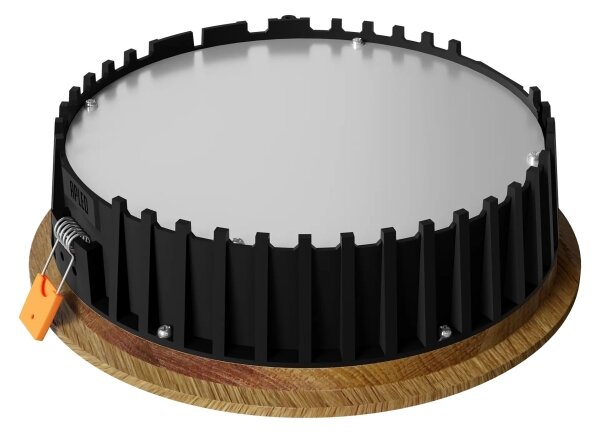 APLED - LED Podhľadové RONDO WOODLINE LED/12W/230V 3000K pr. 20 cm dub masív