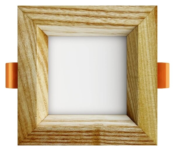 APLED - LED Podhľadové SQUARE WOODLINE LED/3W/230V 3000K 9x9 cm jaseň masív