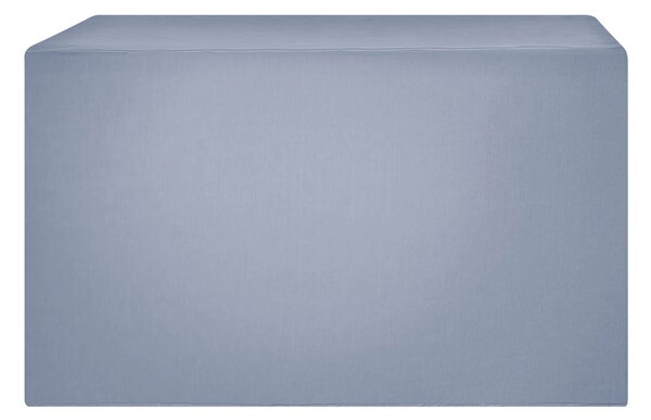 Ochranná plachta na záhradný nábytok sivá PVC polyester 155 x 155 x 90 cm kryt proti dažďu