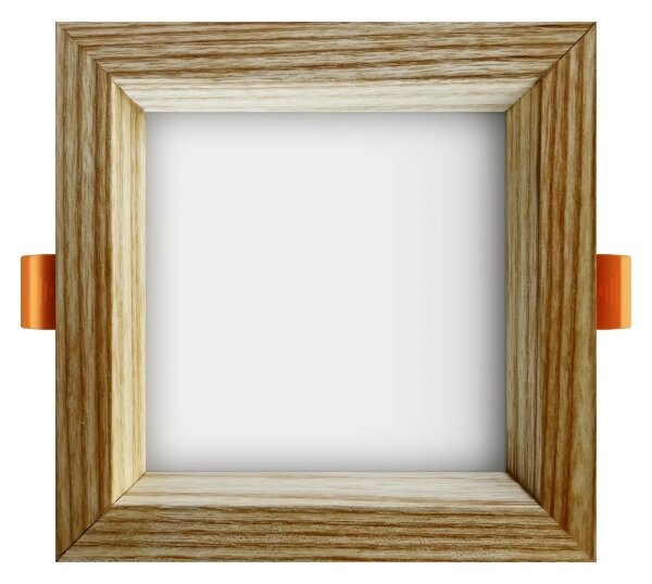 APLED - LED Podhľadové SQUARE WOODLINE LED/6W/230V 3000K 12x12 cm jaseň masív