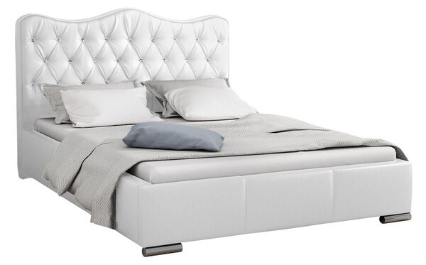 Mirjan24 Posteľ Ratoni, Rozmer postele: 140x200, Dostupné poťahy: ekokoža Soft 011 (čierna) 5902928393774