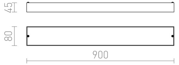 RED - Design Rendl-R11996 - LED Kúpeľňové nástenné svietidlo MARINA 14W/230V IP44