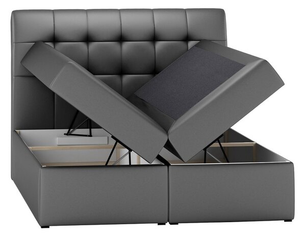 Mirjan24 Kontinentálna posteľ Limbo, Rozmer postele: 120x200, Dostupné poťahy: ekokoža Soft 017 (biela) 5902928362831