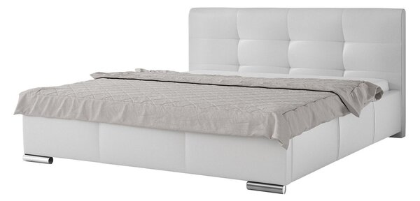 Mirjan24 Posteľ Landron, Rozmer postele: 140x200, Dostupné poťahy: ekokoža Soft 011 (čierna) 5902928367768