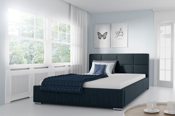 Mirjan24 Čalúnená posteľ Alita, Rozmer postele: 140x200, Dostupné poťahy: ekokoža Soft 017 (biela) 5902928046304