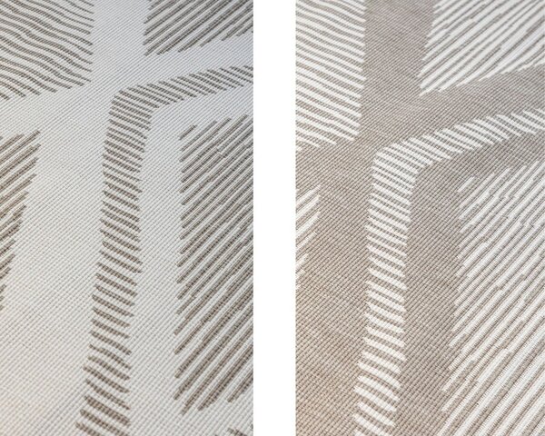 Krémovo-hnedý vonkajší koberec 80x150 cm Gemini – Elle Decoration