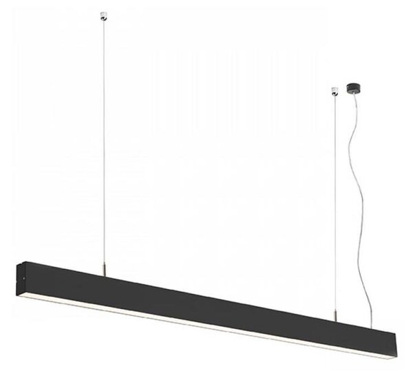 RED - Design Rendl - R12719 - LED Luster na lanku PESANTE LED/40W/230V čierna