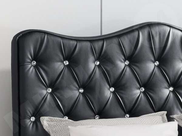 Mirjan24 Posteľ kontinentálna Medrins, Rozmer postele: 120x200, Dostupné poťahy: ekokoža Soft 017 5902928821475