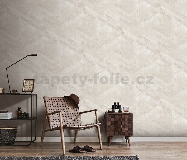 Vliesové tapety na stenu HIT2 10353-02, rozmer 10,05 m x 0,53 m, ArtDeco krémové, Erismann