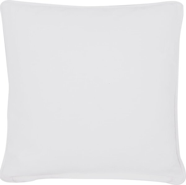 Vyšívaný poťah na vankúš Laurel White 40 × 40 cm