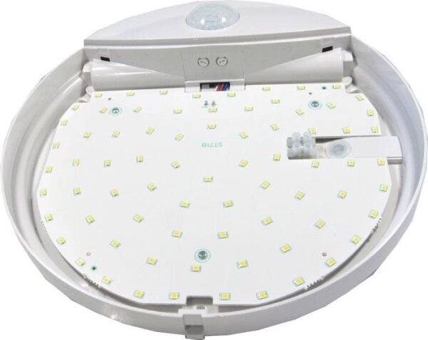 LED Vonkajšie stropné svietidlo so senzorom LED/15W/230V IP44