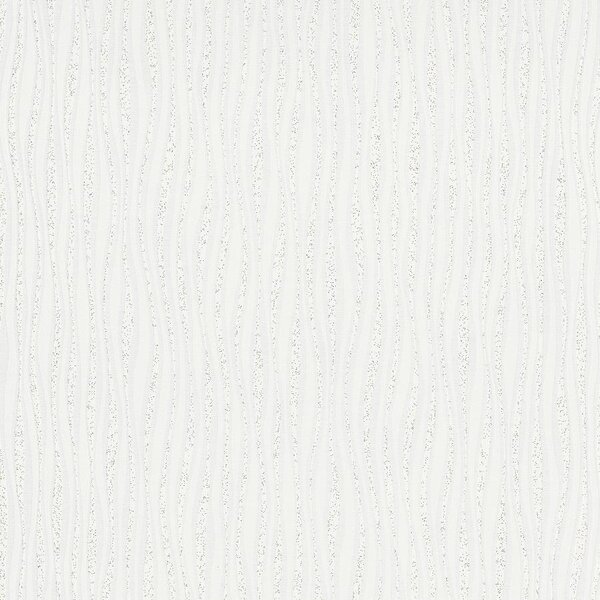 Vliesové tapety na stenu HIT2 10354-01, rozmer 10,05 m x 0,53 m, vlnovky s glitterom bílé, Erismann