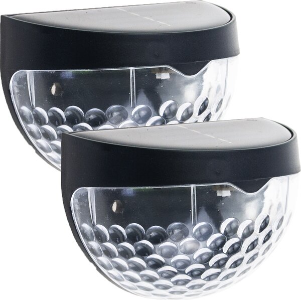 Led solárna lampa 2Pcs / Cpl Lantern nástenná lampa so súmrakovým senzorom
