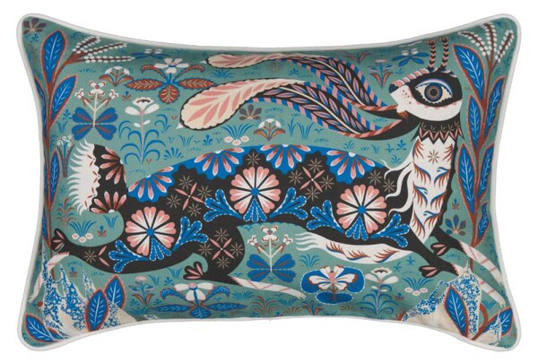 Obliečka na vankúš Running Hare Sage 35x55, šalviovo zelená