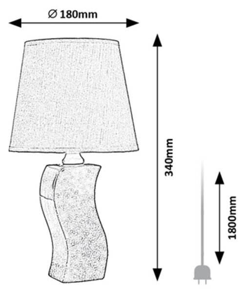 Rabalux DAYAMI stolná lampa 74073