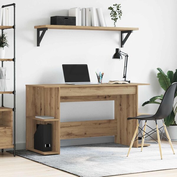 Maison Exclusive – písací stôl z drevovláknitej dosky s povrchovou úpravou imitujúcou orechové drevo, rozmer 140 x 50 x 75 cm
