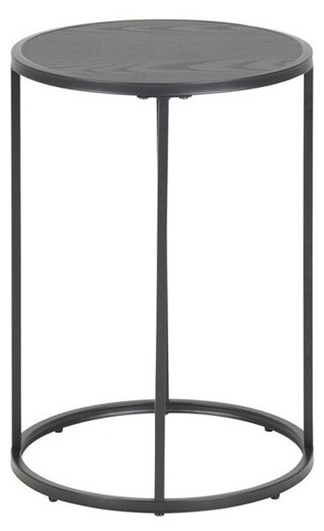 Actona Okrúhly odkladací stolík Rena sivý
