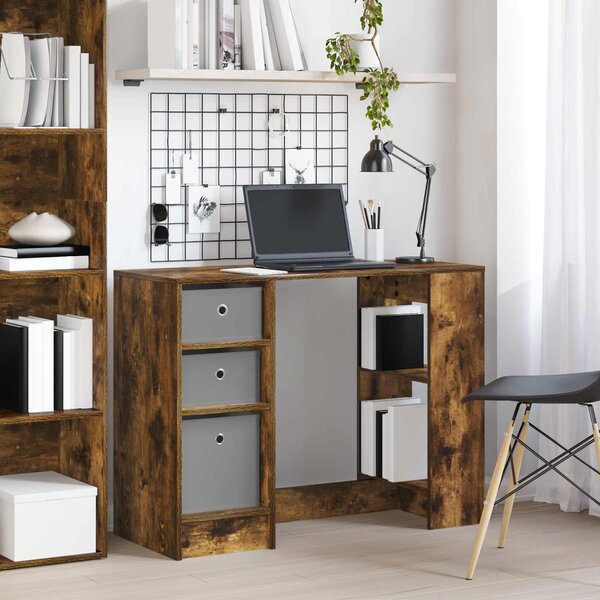 Maison Exclusive – Písací stôl, dymová borovica, drevotrieska, 100 x 40 x 75 cm