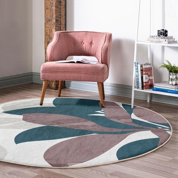 Prateľný okrúhly koberec vhodný pre robotické vysávače ø 100 cm Comfort – Mila Home