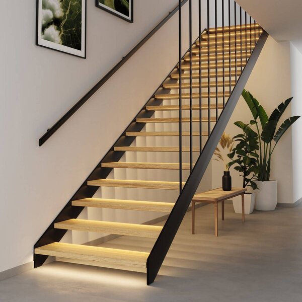 Paulmann – predlžovací LED pásik MaxLED Stair, 3 x 1 m, 2 700 K, Biela / opálová, Chodba, Meď