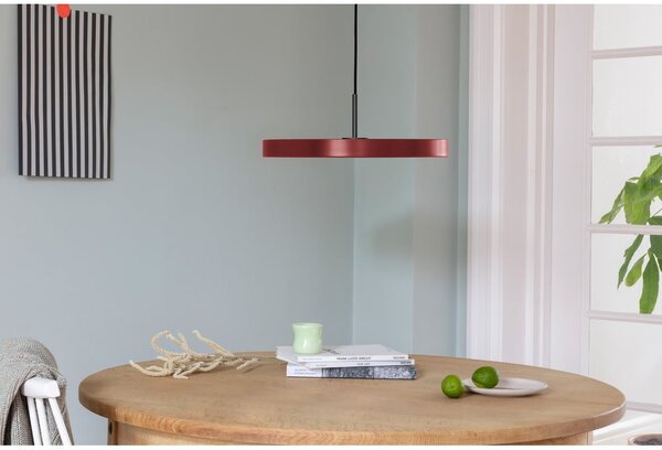 Červené LED závesné svietidlo s kovovým tienidlom ø 43 cm Asteria Medium – UMAGE