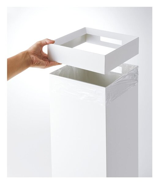Biely kovový odpadkový kôš 27 l Tall – YAMAZAKI