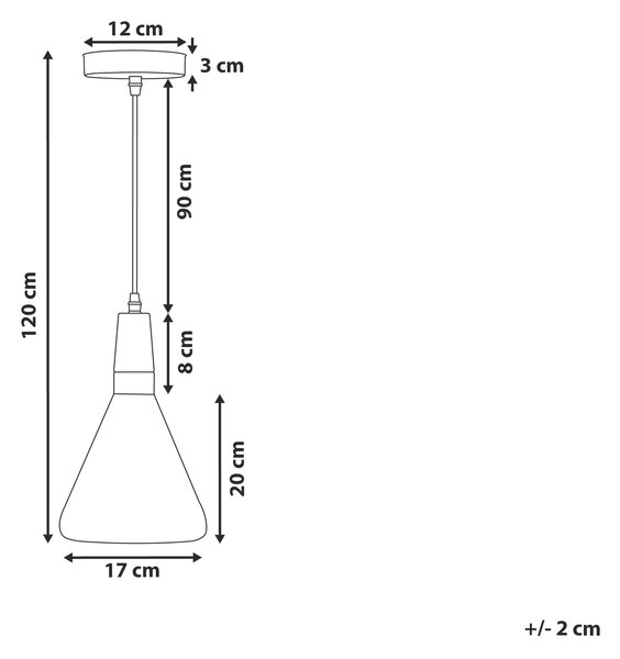 Závesná lampa strieborná farba kovové svetlo zvonové tienidlo v drevenom prevedení pracovné osvetlenie moderné