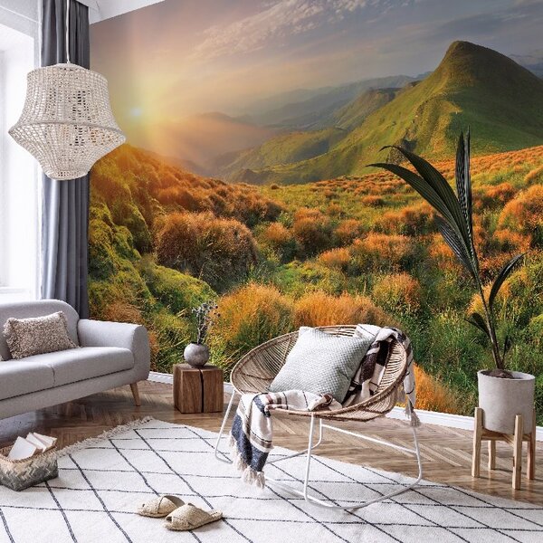 Vliesové fototapety 14599V8, rozmer 368 cm x 254 cm, horské údolí, IMPOL TRADE