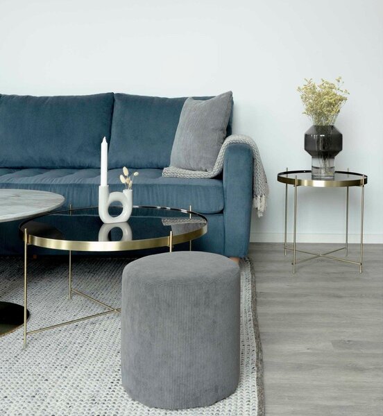 Okrúhly konferenčný stolík v zlatej farbe ø 48 cm Venezia - House Nordic