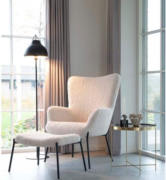 Okrúhly konferenčný stolík v zlatej farbe ø 48 cm Venezia - House Nordic